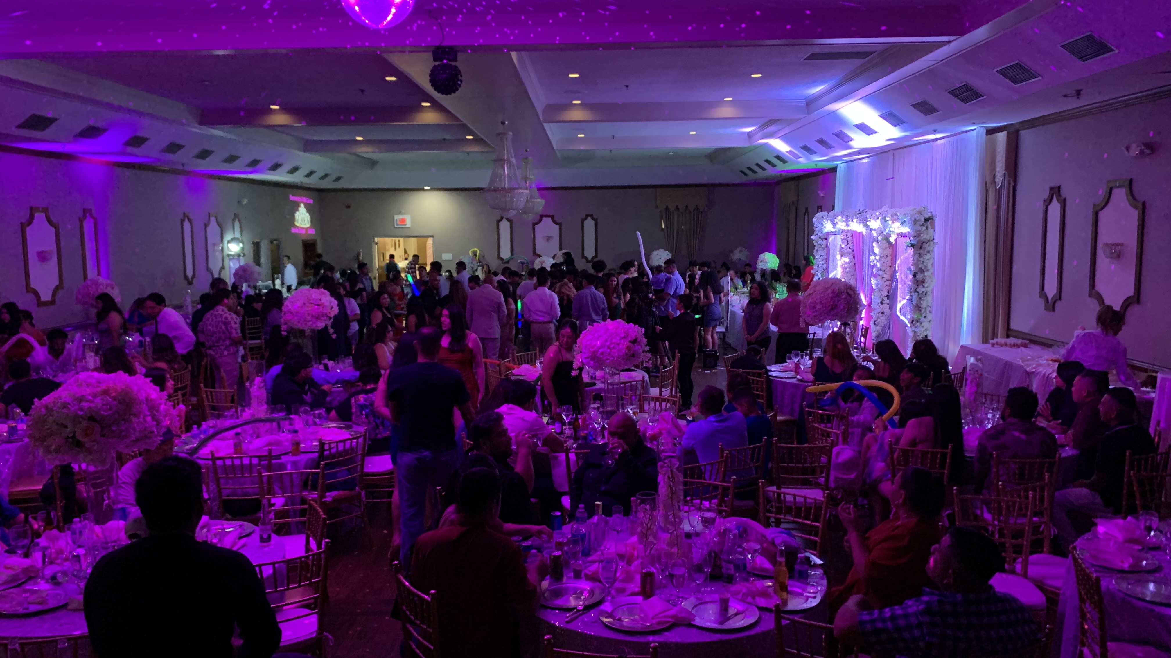 Guests enjoying party entertainment at Metro Beat Events